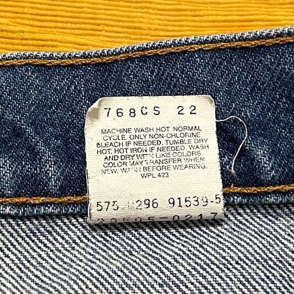 Vintage 1996 Levi’s 505 Nicely Faded Orange Tab Jeans 36Wx29L - Picture 5 of 8